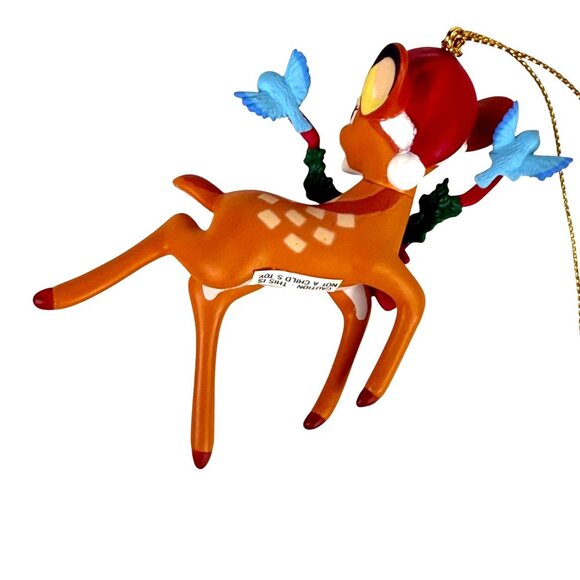 Disney Bambi Grolier Christmas Magic Ornament Collectible Tree Repaired VTG - Picture 5 of 6